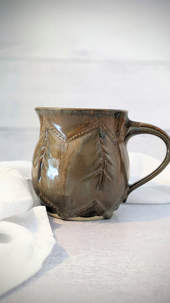 Mug- Trees at Dusk: Metalic Sparks Edition