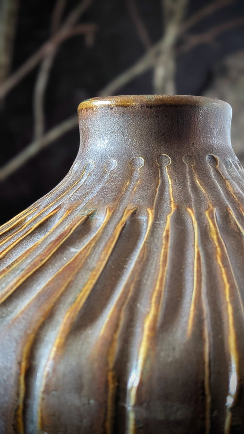 Vase: Metallic Bud