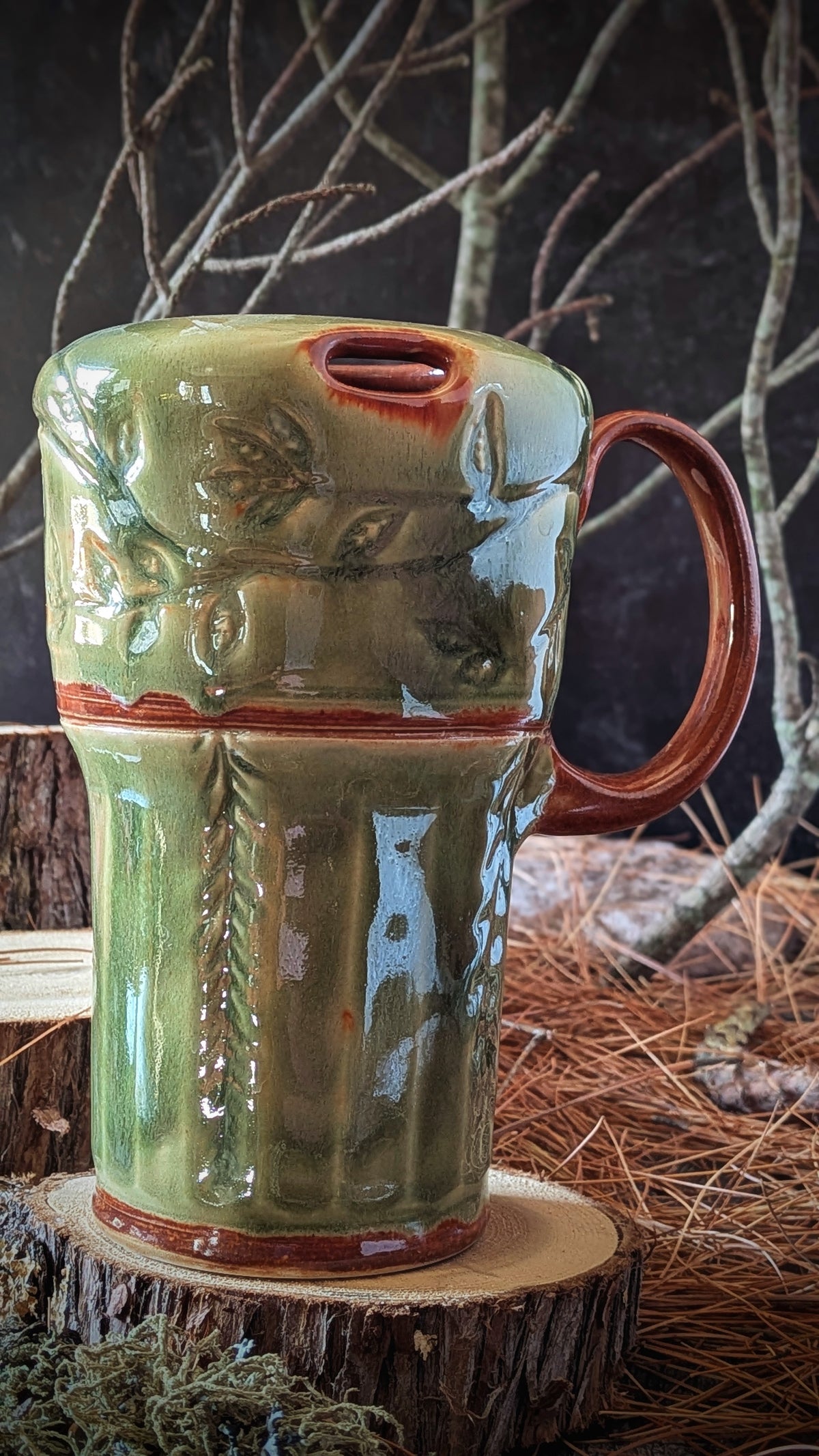 Travel Mug: Vines & Branches