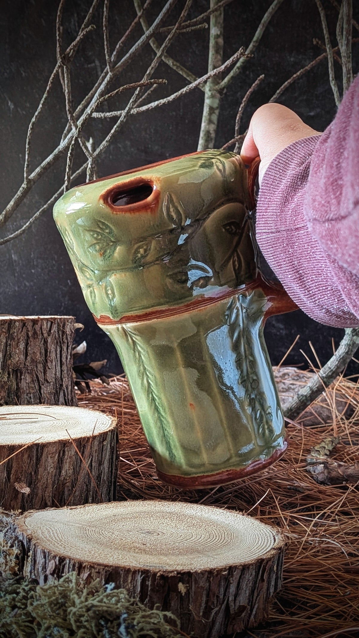 Travel Mug: Vines & Branches