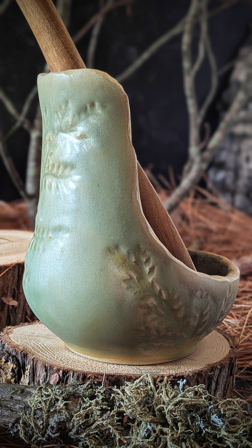 Spoon Rest: Fir Tree at Dusk