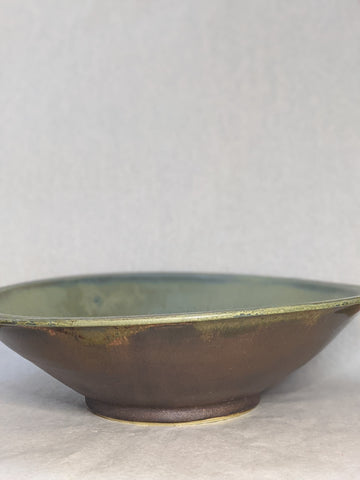 Bowl: Copper & Green