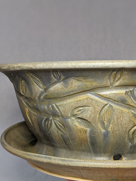 Planter: Vines with Attached Drip Tray