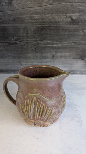Pitcher: Carved Purple Eggplant