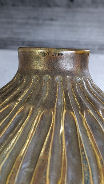 Vase: Metallic Bud