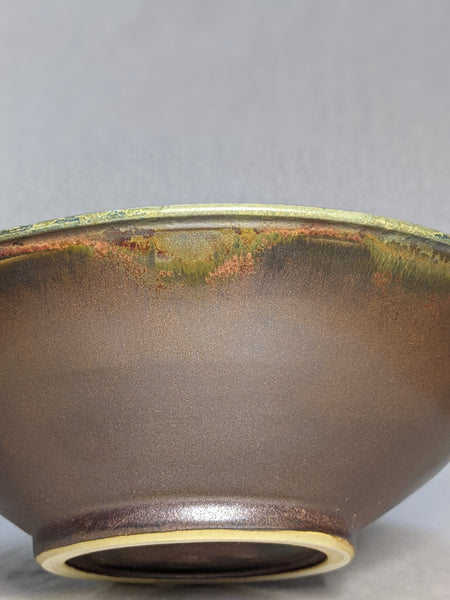 Bowl: Copper & Green
