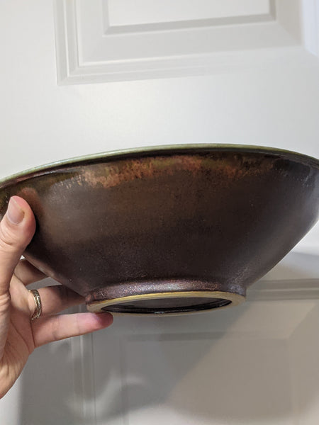Bowl: Copper & Green