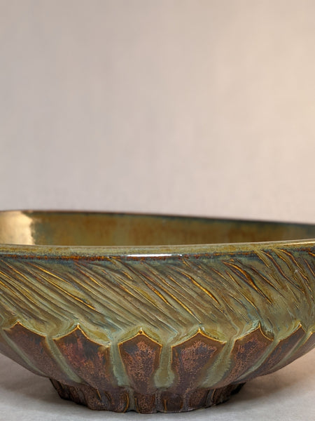 Bowl: Copper Banners
