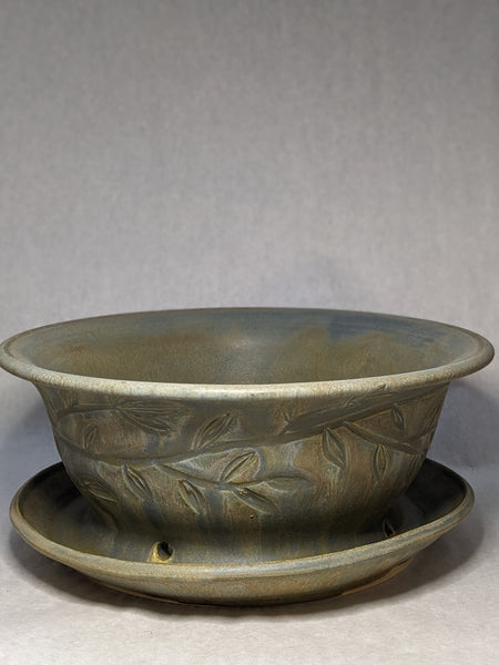 Planter: Vines with Attached Drip Tray