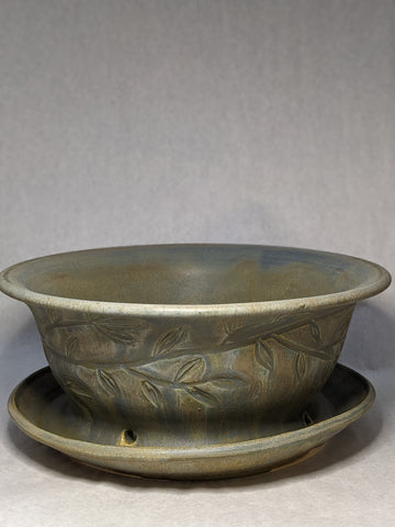 Planter: Vines with Attached Drip Tray