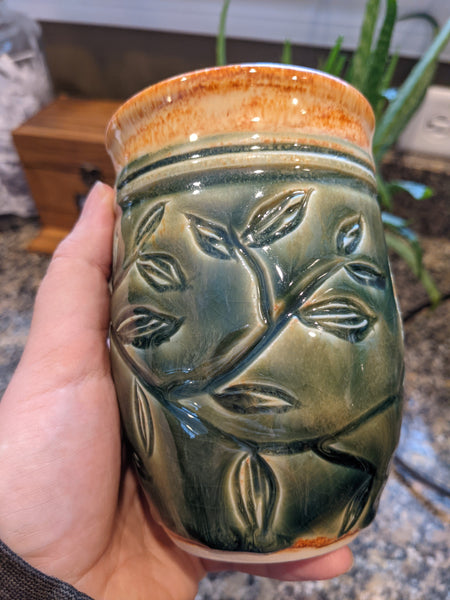 Tumbler: Carved Vines