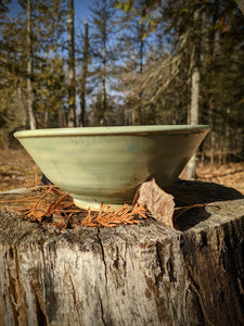 Bowl: Green Swirl