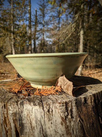 Bowl: Green Swirl