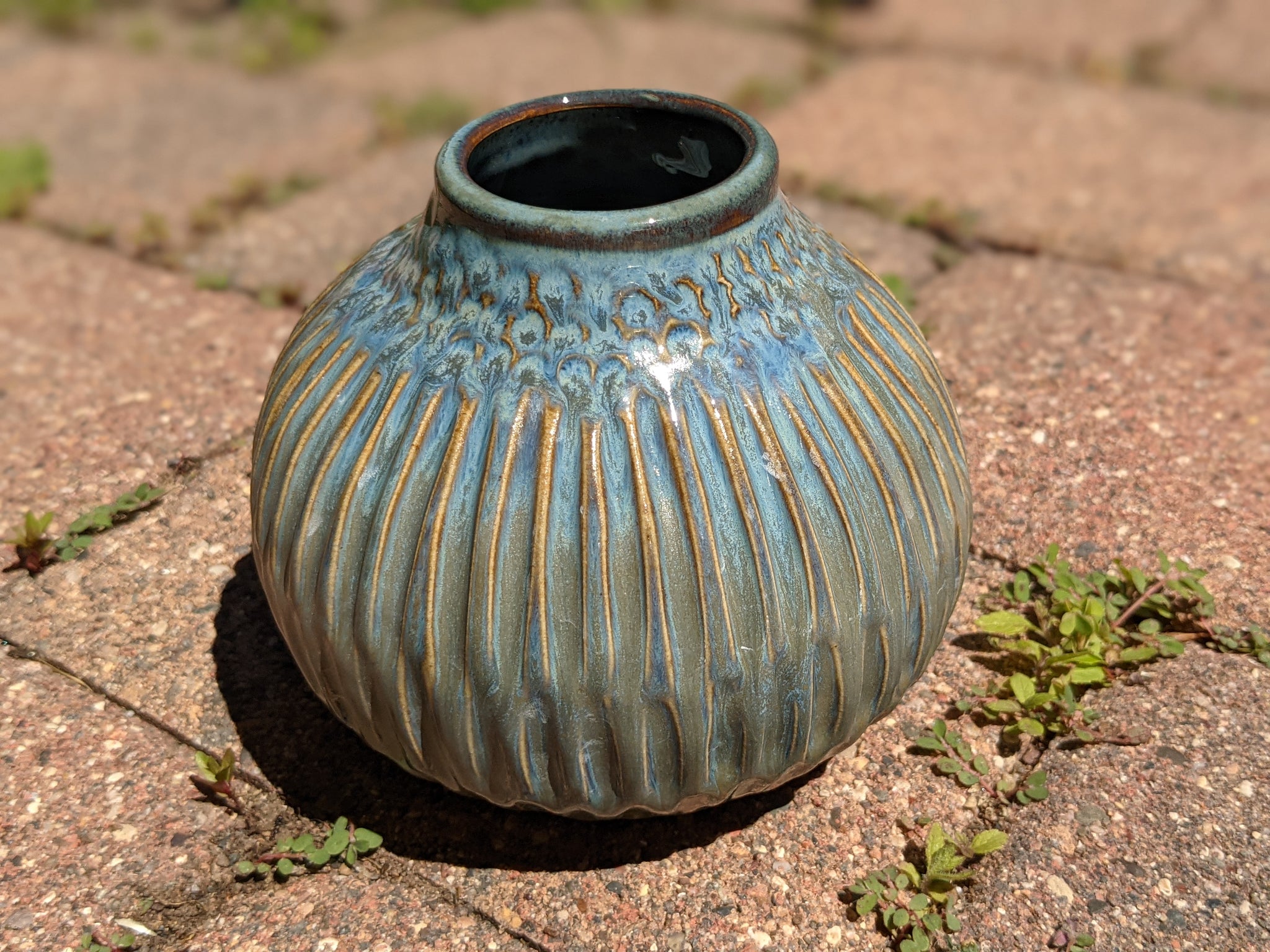 Vase: Denim