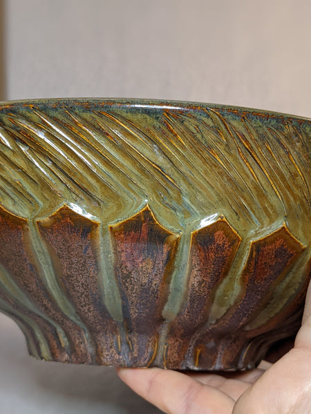 Bowl: Copper Banners