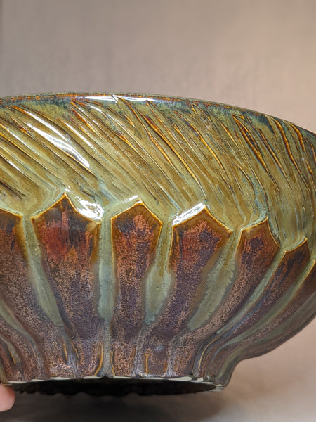 Bowl: Copper Banners