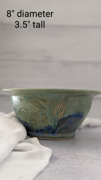 CUSTOM- Leaf bowl for Anne K. Pott